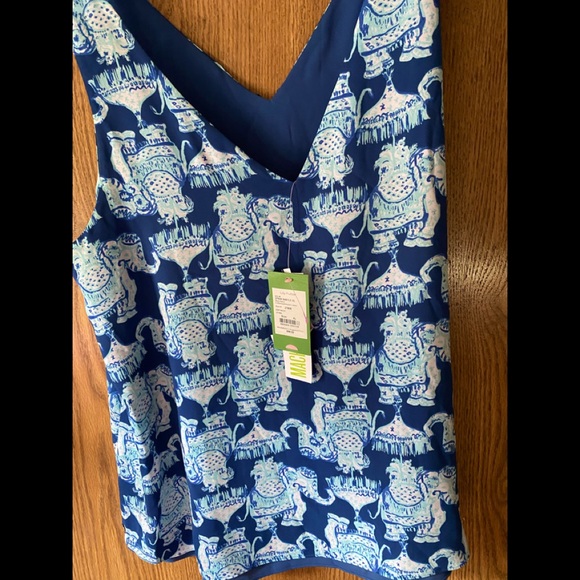 Lilly Pulitzer Florin Sleeveless  NWT Reversible - Picture 1 of 2